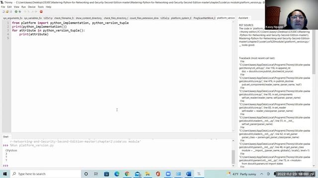CIS30C Unit 2 Lecture: sys, os, subprocess and other modules in Python смотреть онлайн