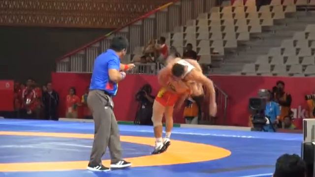 1/8 Amantur ISMAILOV (KGZ) df Mohammed Abdullah Derhem ALMAGHREBI (YEM) 18th Asian Games 2018 смотреть онлайн