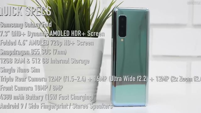 Samsung Galaxy Fold Unboxing & Overview (Indian Unit) Foldable Smartphone смотреть онлайн