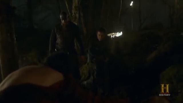 King Aella Blood Eagle execution - Vikings 4x18 смотреть онлайн