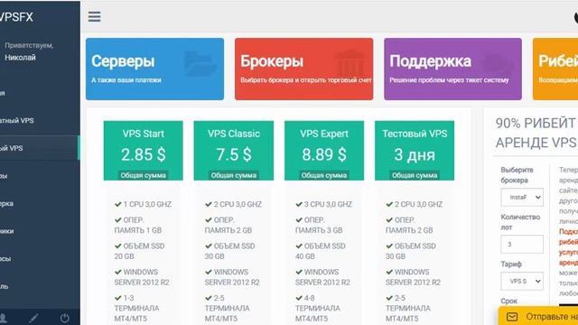 Виртуальный сервер GO VPS FX VPS, Самый лучший удаленный доступ, Виртуальный рабочий стол VPS смотреть онлайн