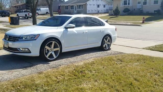 2017 VW Passat on 20" Niche Milan wheels and 35% Tint all windows смотреть онлайн
