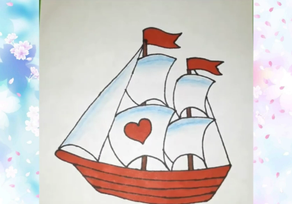 Кораблик. Рисуем с ребенком смотреть онлайн