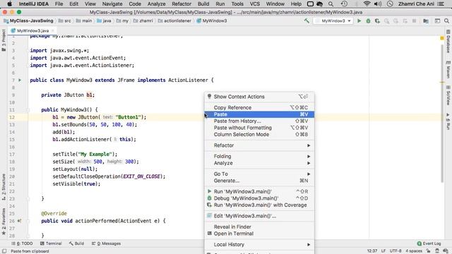 Java Swing (GUI) | JButton Example with ActionListener смотреть онлайн