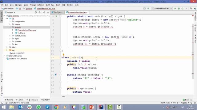 2. 2 Parameterized class смотреть онлайн