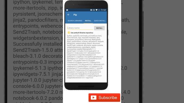 Install Jupyter Notebook on android || pydroid 3 || python for android смотреть онлайн