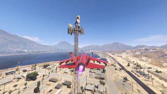 GTA 5 ONLINE : HYDRA VS ROGUE (WHICH IS BEST FIGHTER PLANE ?) смотреть онлайн