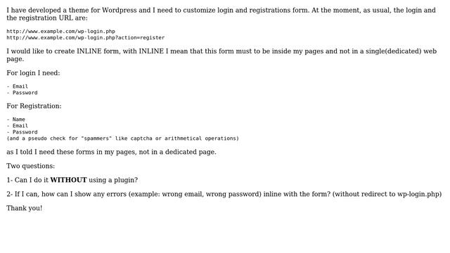 Wordpress: How to create custom LOGIN and REGISTRATION forms? смотреть онлайн