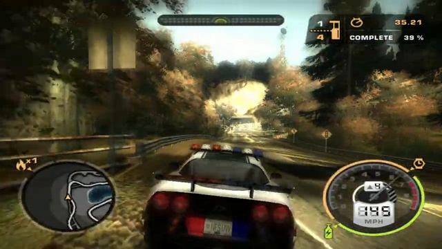 Need for Speed Most Wanted - Car Mods - ZX Police Chevrolet Corvette C6R Race смотреть онлайн