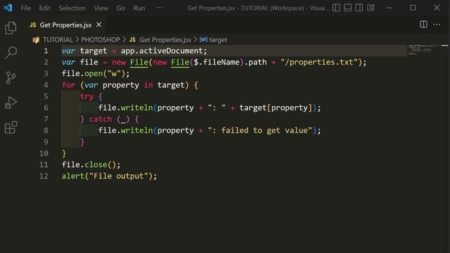Adobe Script Tutorial 17 Get Properties of an Object смотреть онлайн
