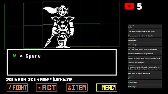 chat can now murder people while i suffer in undertale смотреть онлайн