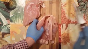 Куриная грудка, как разделать на филе. видеорецепт