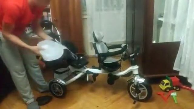 Трёхколёсный велосипед CAPELLA TWIN TRIKE 360 смотреть онлайн