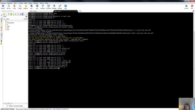 Make new remote Django project with PyCharm смотреть онлайн