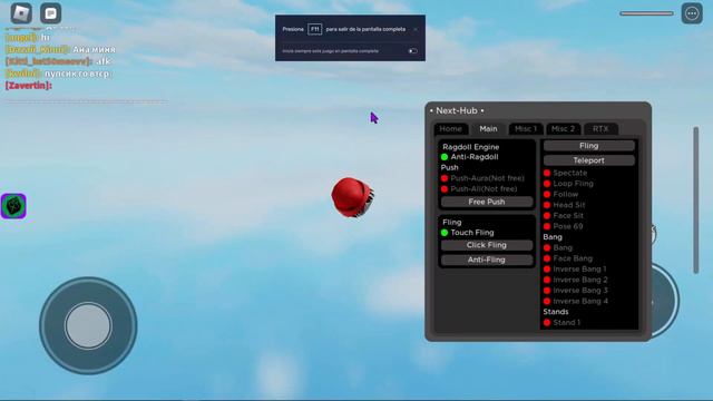 ROBLOX RAGDOLL ENGINE TROLL SCRIPT *NEXTHUB* (MOBILE FRIENDLY!) смотреть онлайн