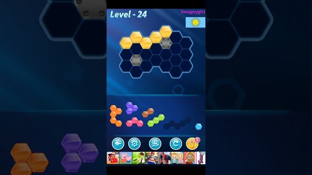 Block Hexa Puzzle game play pt1 смотреть онлайн
