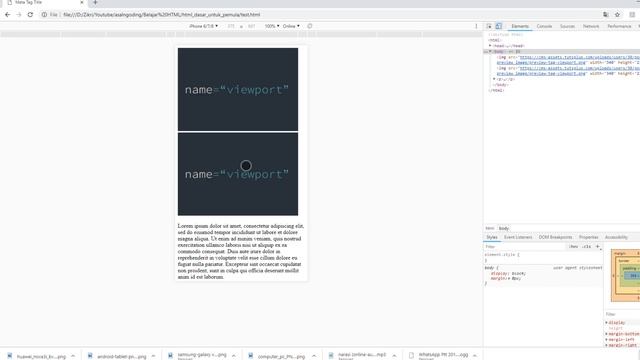 META TAG PADA HTML - VIEWPORT (5/5) смотреть онлайн