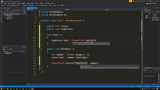 How to make a HIGH SCORE in Unity смотреть онлайн