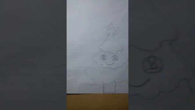КАК КРАСИВА НАРИСОВАТЬ ЁЛКУ? НА НОВЫЙ ГОД ☃️☃️❄️ смотреть онлайн