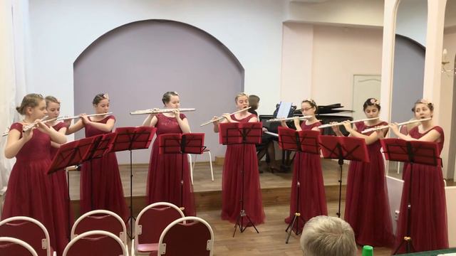 Астор Пьяццолла Этюд N4 Исп. Ансамбль флейтистов «СИРИНГА» смотреть онлайн