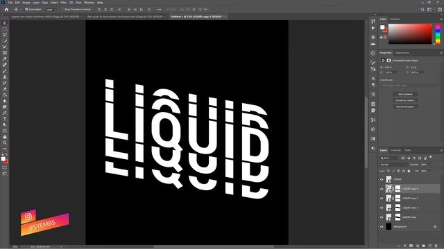 [BEGINNER] Liquid Distortion Typography - Tutorial Photoshop CC 2020 смотреть онлайн