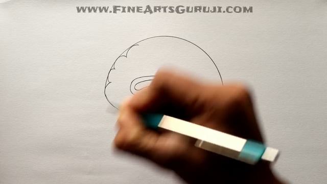 How to draw Human Brain step by step for Beginners ! смотреть онлайн