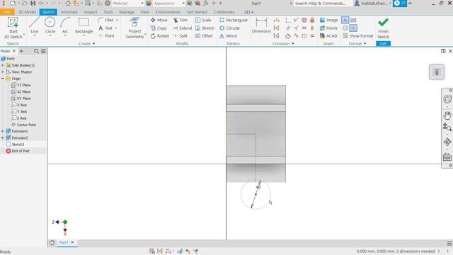 Autodesk Inventor 2021 Tutorial For Beginners Exercise 18 смотреть онлайн