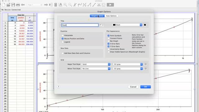 Accelerated Motion Lab plotted on Logger Pro смотреть онлайн