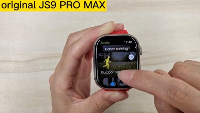 AMOLED Screen Smart Watch JS9 Pro MAX Series 9 Compass Bluetooth Call NFC Siri GPS Tracker