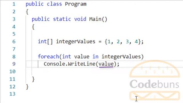 C# foreach Loop (STEP-BY-STEP Tutorial for Beginners) смотреть онлайн