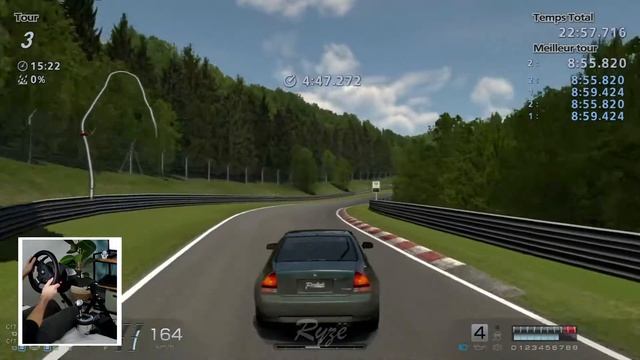 Honda Prelude 4G | Nurburgring Nordschleife | Gran Turismo 6 | Thrustmaster T150 Pro TH8A смотреть онлайн