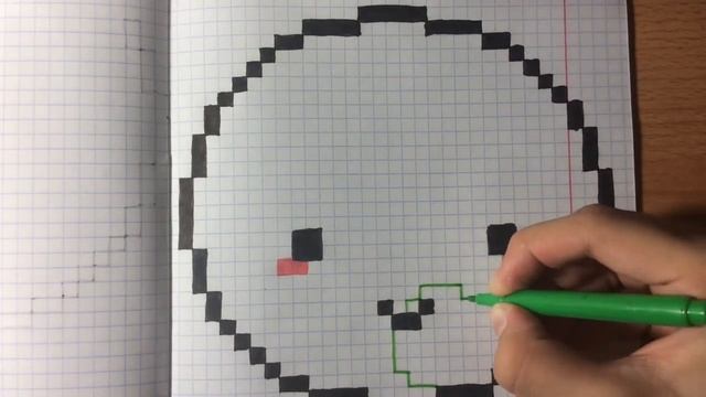 Урок #14. Как нарисовать Планету Земля по клеточкам. смотреть онлайн