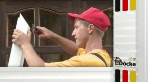 Монтаж околооконного профиля сайдинга Docke