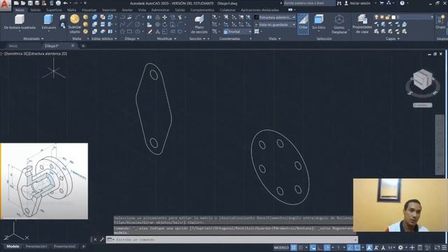 Ejercicio 32 Grupo 01 AutoCAD 3D Dibujo Industrial смотреть онлайн