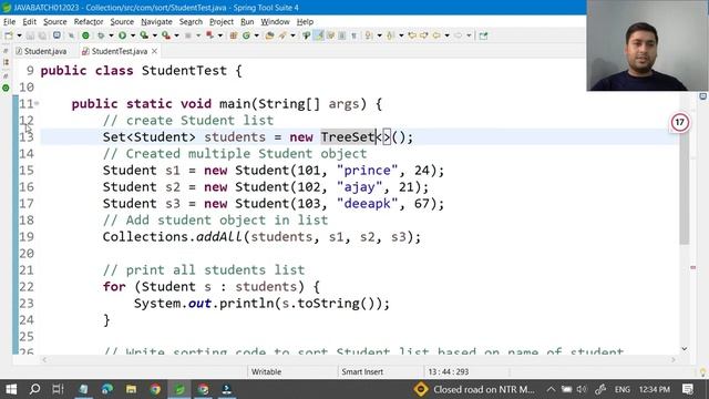 Comparable interface in java смотреть онлайн