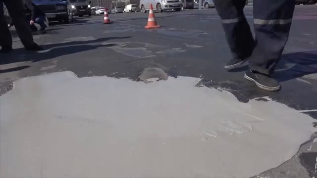 Полимербетон, полимерный упругий материал, твердеет за 30 минут. смотреть онлайн