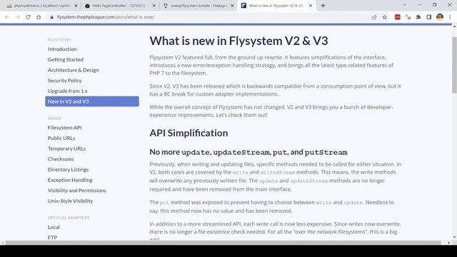 Бандл для работы с файлами для Symfony Flysystem смотреть онлайн