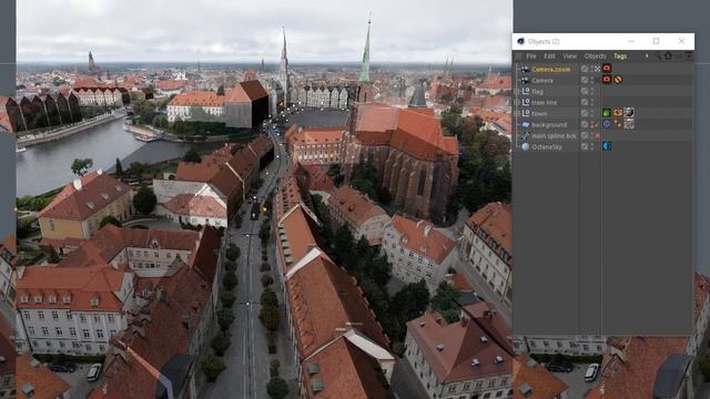 Crop viewport: zoom Cinema 4D camera to match background perspective смотреть онлайн