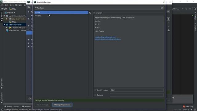 PyCharm - How To Include External Libraries?