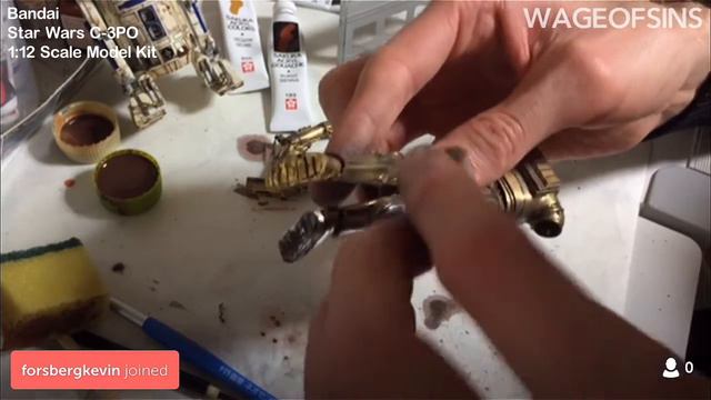 Bandai Star Wars C-3PO 1:12 Scale Model Kit detailing stream смотреть онлайн