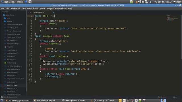 what is use and purpose of super keyword in java? смотреть онлайн