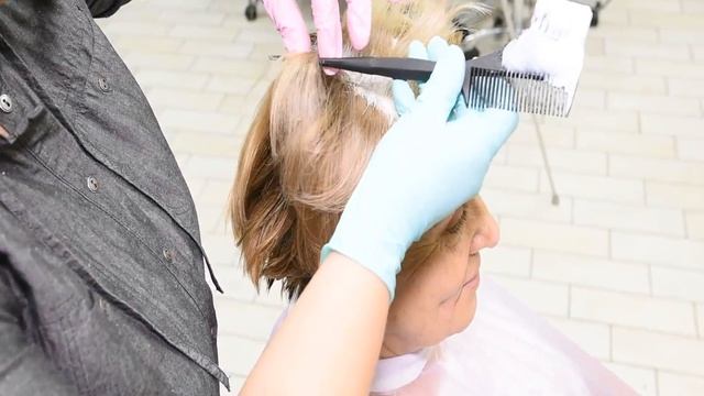 Как работает краска для седых волос IGORA ROYAL ABSOLUTES. Окрашивание седых волос от Tanya Shark/ смотреть онлайн