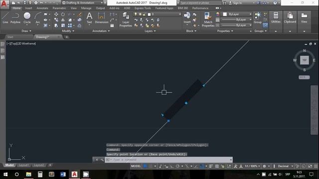 AutoCAD 2017 - Pedestrian crossing (DUNAMIC BLOCKS - align) смотреть онлайн