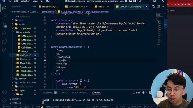 Build CoinMarketCap Web 3.0 Blockchain App with Moralis | Next.js | Tailwind CSS смотреть онлайн