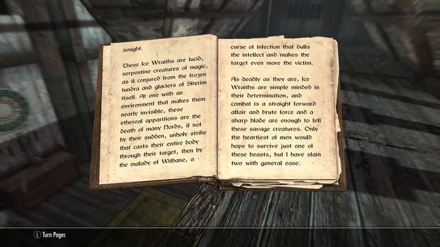 Skyrim Snowball Reads Herbanes Bestiary: Ice Wraths! смотреть онлайн