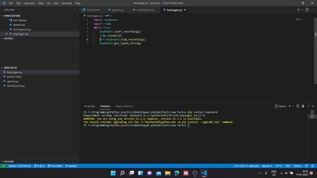 How to Make a Keylogger in Python?!! смотреть онлайн