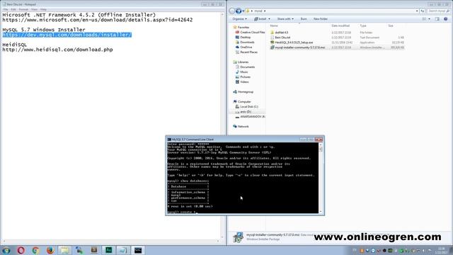 Windows 7 MySql 5.7 kurulumu смотреть онлайн