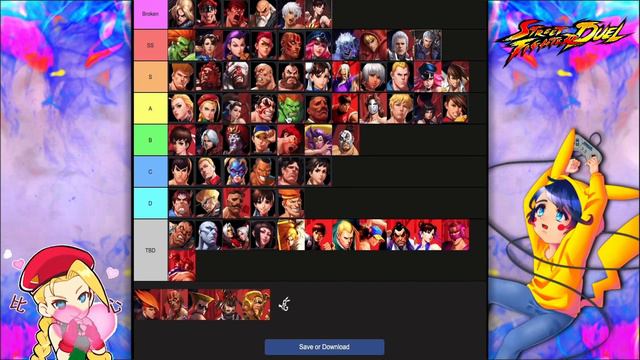 Tier List Update [November 2023] - Street Fighter: Duel смотреть онлайн