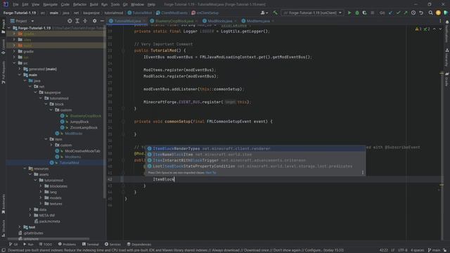 Minecraft 1.19 Forge Modding Tutorial | CUSTOM CROPS | #9 смотреть онлайн