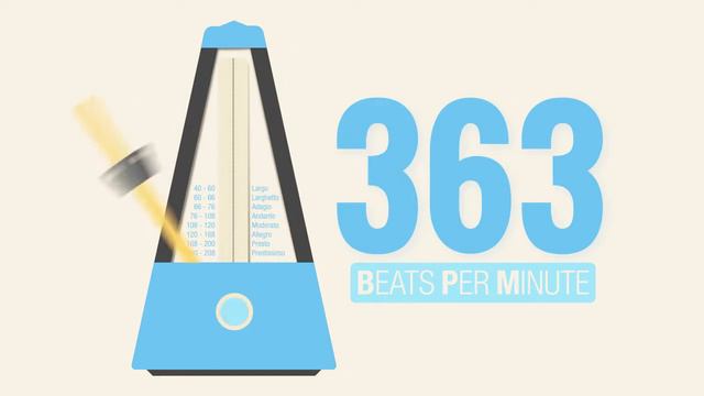 363 BPM Metronome | The BLuetiFuLL MeTRoNoME смотреть онлайн